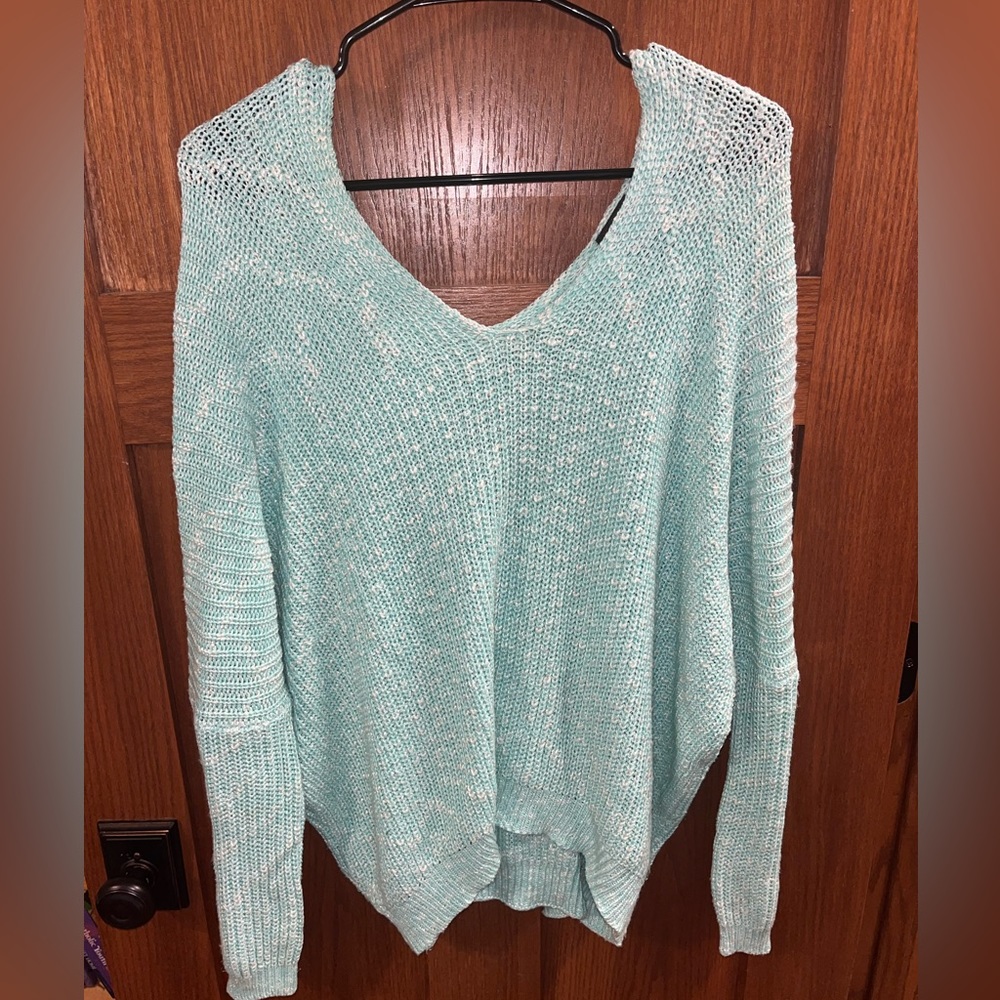 Rue 21 light blue knit sweater